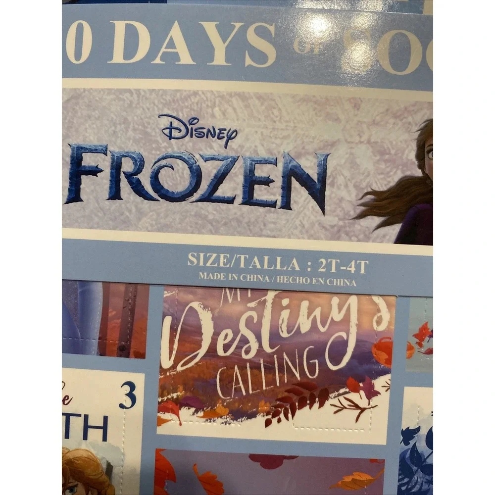 New Disney Frozen Princess 2T-4T TODDLER  Girls 10 Pair‎ Days of Ankle Socks